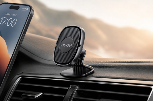 QOOVI Magnetic Car Phone Holder Stand