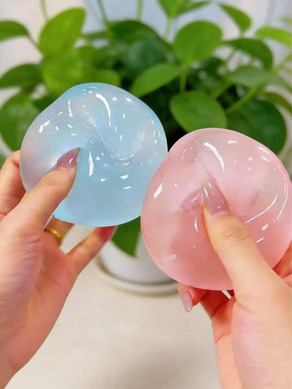 Moldable Slow Rebound Blue Coconut Oil Handmade Squeezing Ball