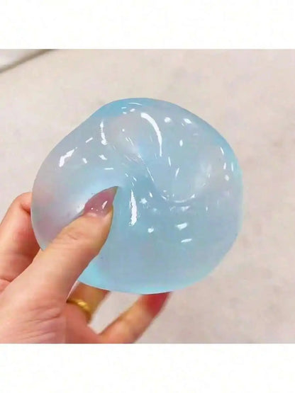 Moldable Slow Rebound Blue Coconut Oil Handmade Squeezing Ball